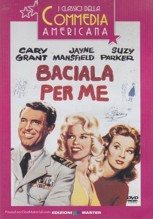 Kiss Them for Me - Italian DVD movie cover