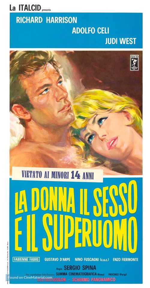 La donna, il sesso e il superuomo - Italian Movie Poster