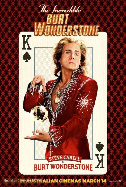 The Incredible Burt Wonderstone - Australian Movie Poster