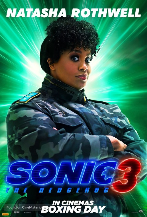 Sonic the Hedgehog 3 - Australian Movie Poster