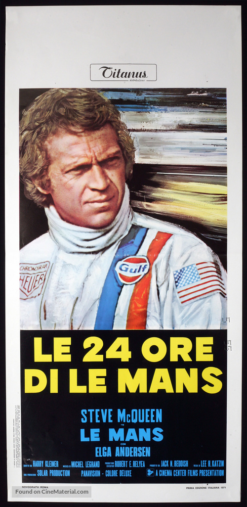 Le Mans - Italian Movie Poster