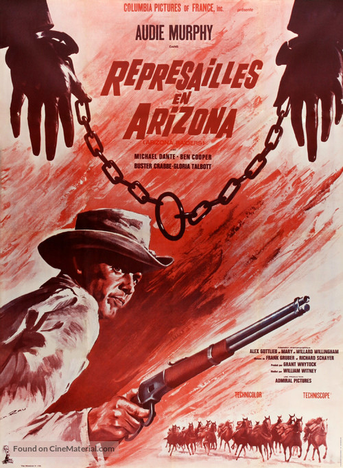 Arizona Raiders - French Movie Poster