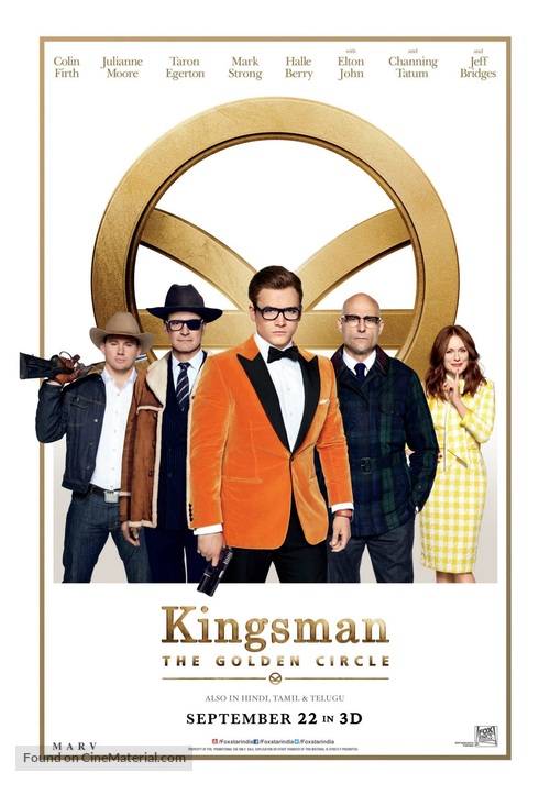 Kingsman: The Golden Circle - Indian Movie Poster