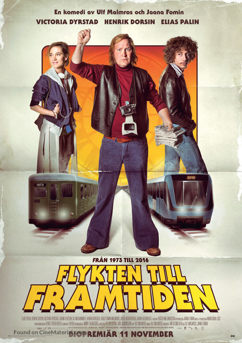 Flykten till framtiden - Swedish Movie Poster