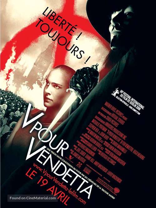 V for Vendetta - French Movie Poster