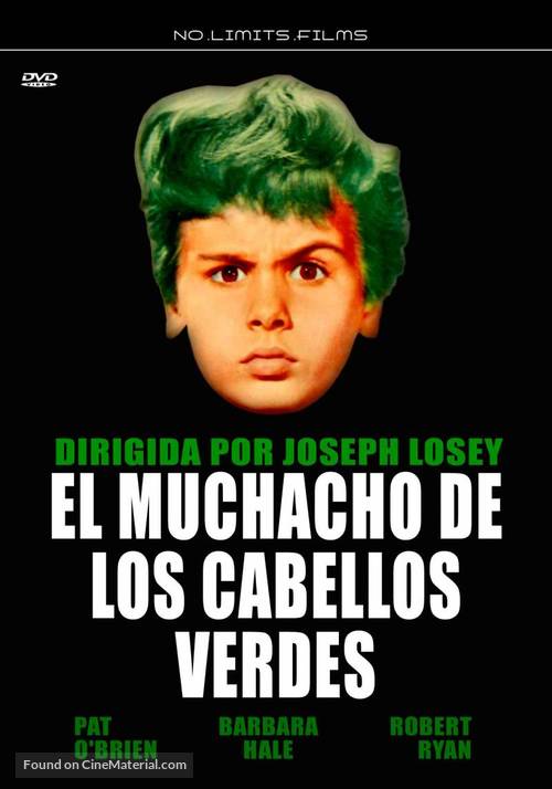 The Boy with Green Hair - Spanish DVD movie cover