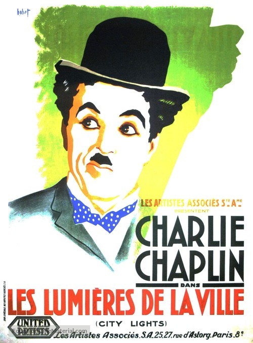 City Lights - French Movie Poster