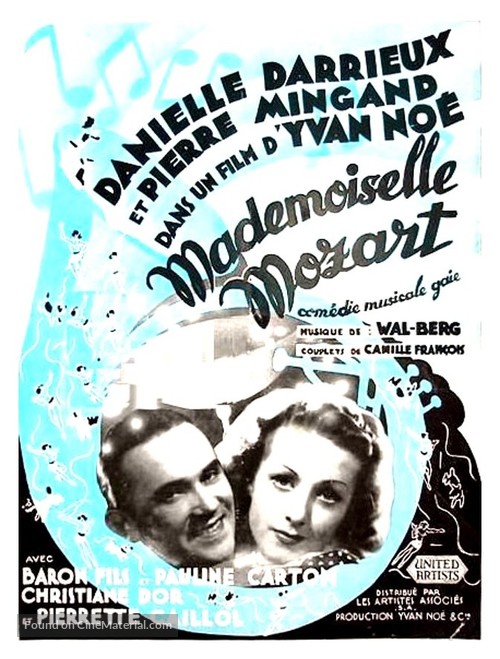 Mademoiselle Mozart - French Movie Poster