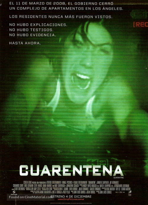 Quarantine - Argentinian Movie Poster