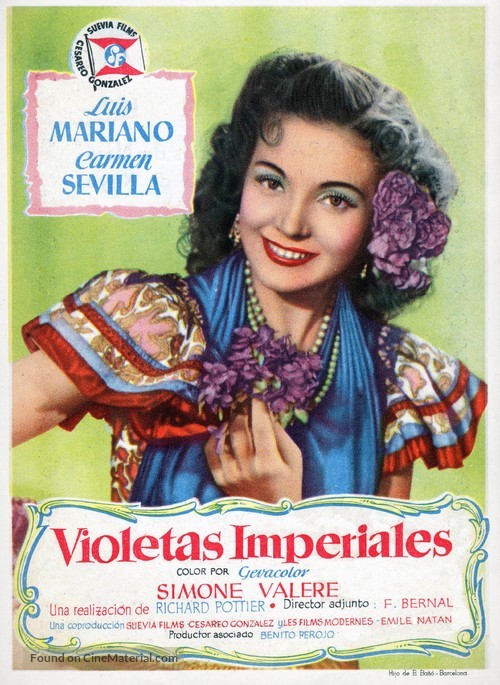 Violetas imperiales - Spanish Movie Poster