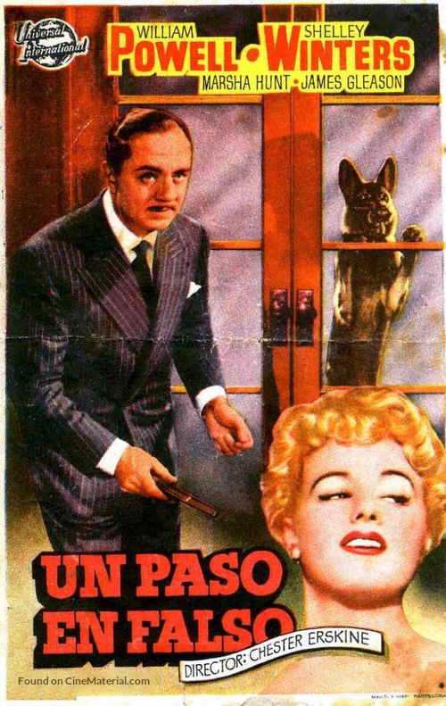 Take One False Step - Spanish Movie Poster
