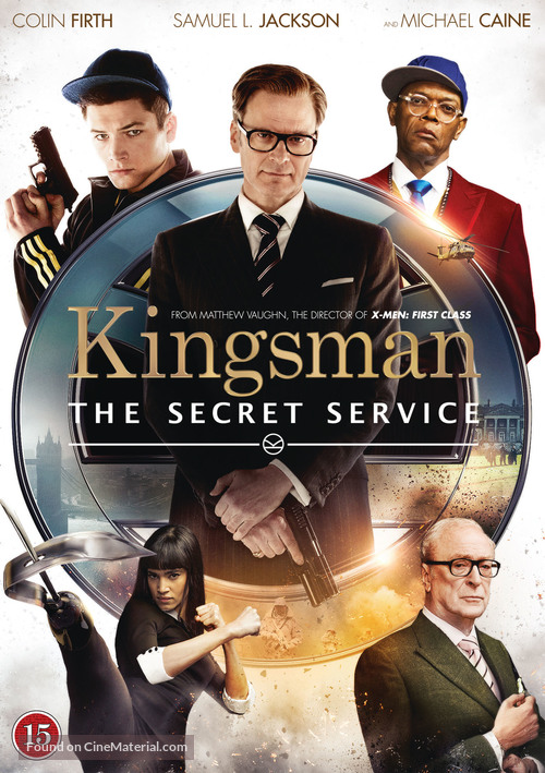 Kingsman: The Secret Service - Danish DVD movie cover