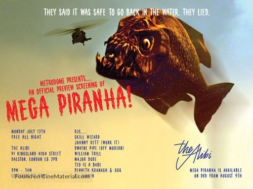 Mega Piranha - Movie Poster