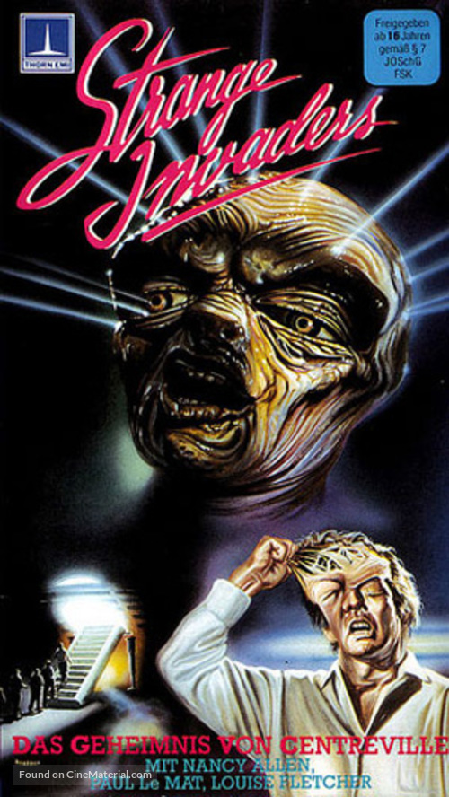 Strange Invaders - German VHS movie cover