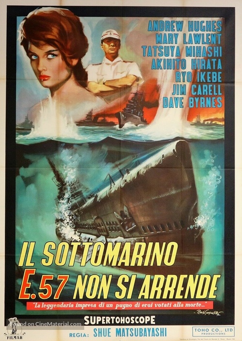 Sensuikan I-57 kofuku sezu - Italian Movie Poster