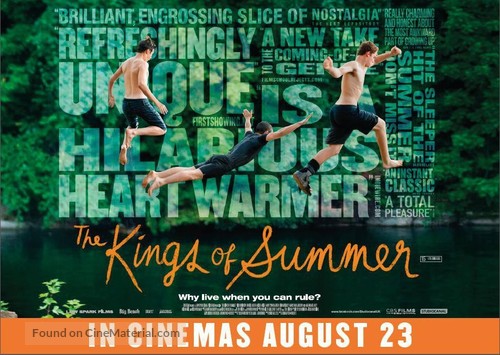 The Kings of Summer - British Movie Poster