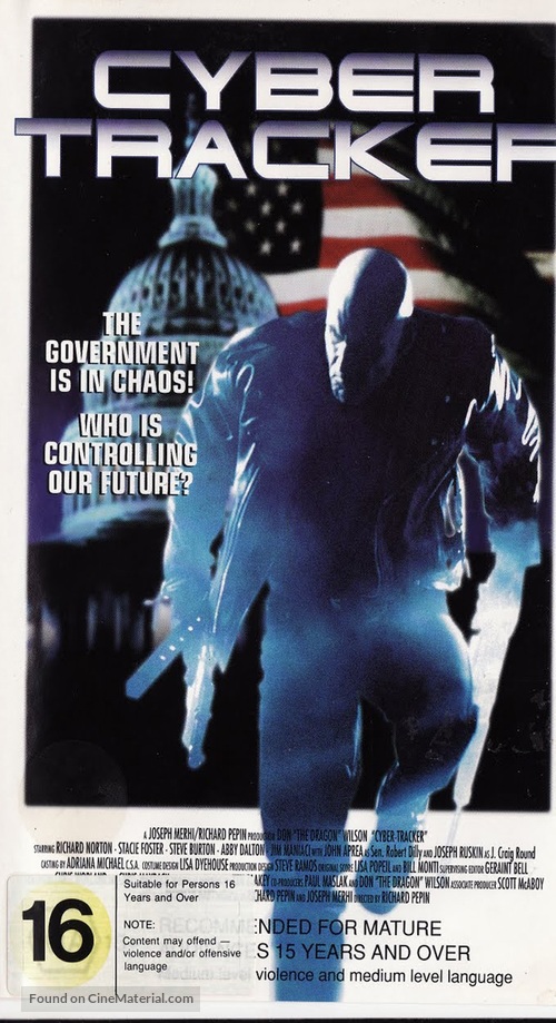 CyberTracker - New Zealand VHS movie cover