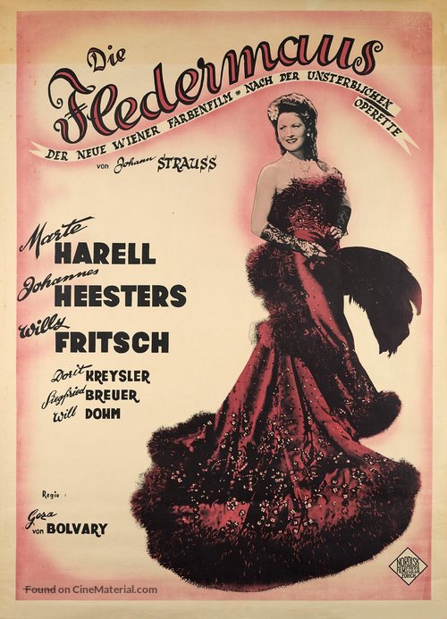 Die Fledermaus - Swiss Movie Poster