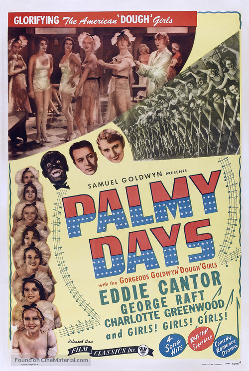 Palmy Days - Re-release movie poster