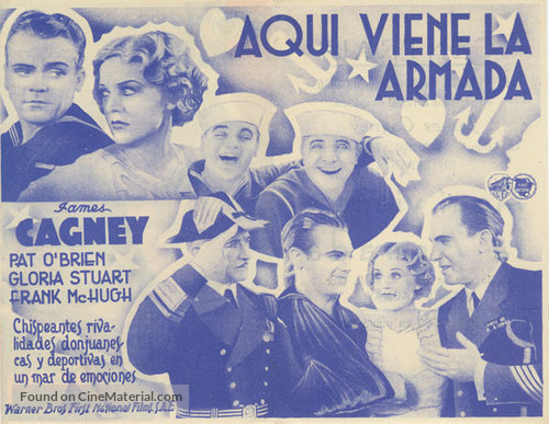 Here Comes the Navy - Spanish Movie Poster