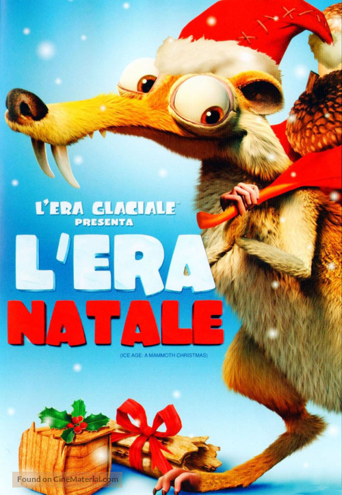 Ice Age: A Mammoth Christmas - Italian DVD movie cover