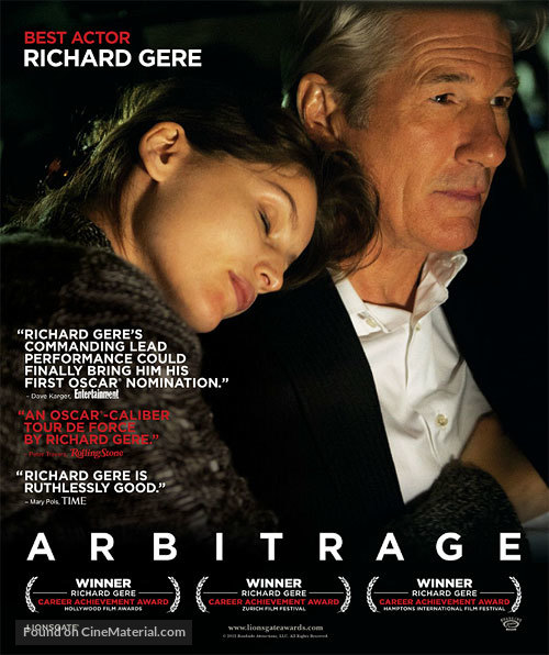 Arbitrage - For your consideration movie poster