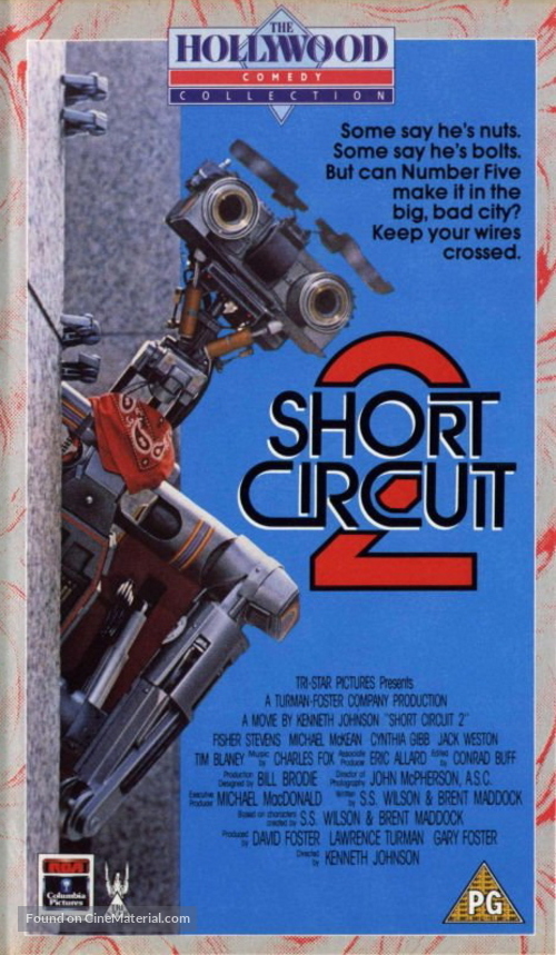 Short Circuit 2 - British VHS movie cover