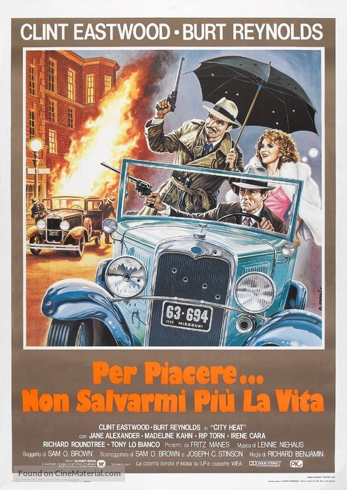 City Heat - Italian Movie Poster