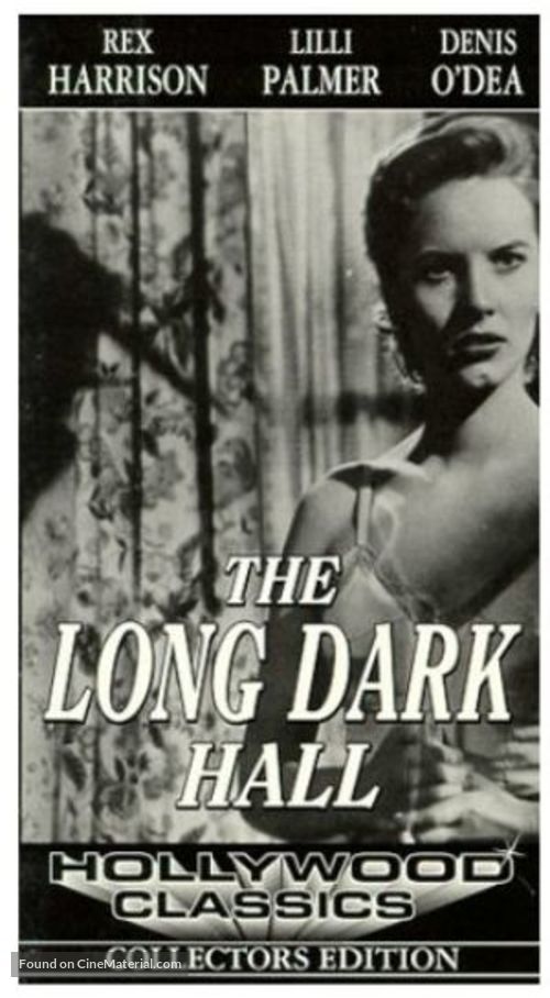 The Long Dark Hall - British VHS movie cover
