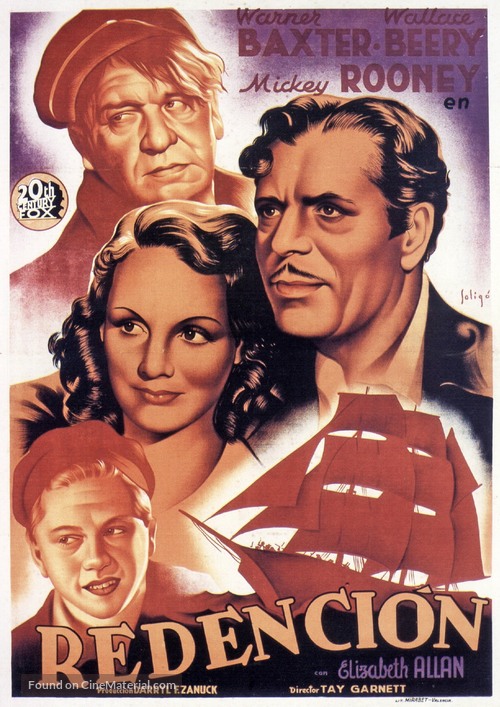 Slave Ship - Spanish Movie Poster
