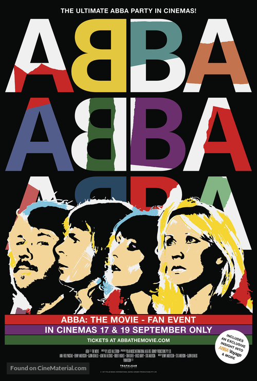 ABBA: The Movie - Danish Movie Poster