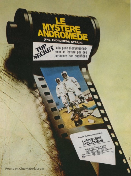 The Andromeda Strain - French Movie Poster