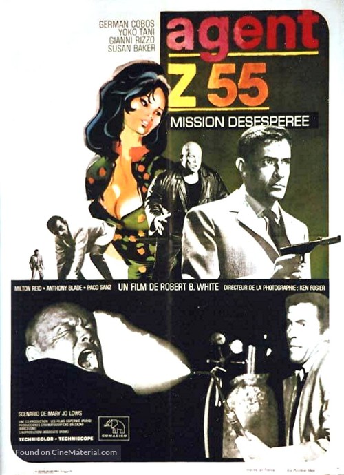 Agente Z 55 missione disperata - French Movie Poster