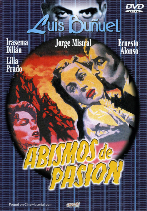 Abismos de pasi&oacute;n - Spanish DVD movie cover