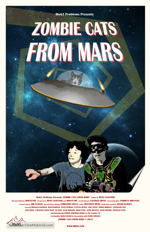 Zombie Cats from Mars - Movie Poster