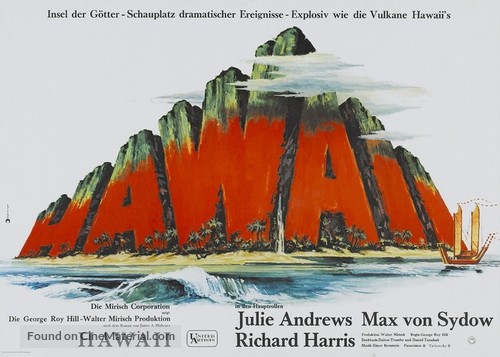 Hawaii - German Movie Poster