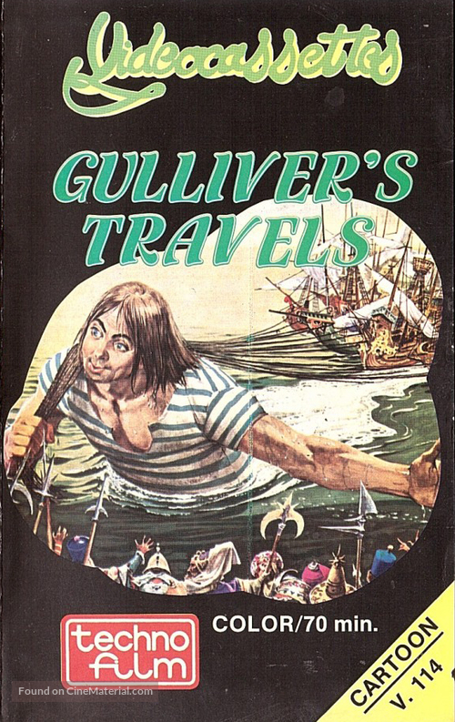 Gulliver&#039;s Travels - Finnish VHS movie cover