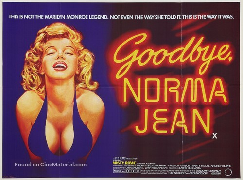 Goodbye, Norma Jean - British Movie Poster