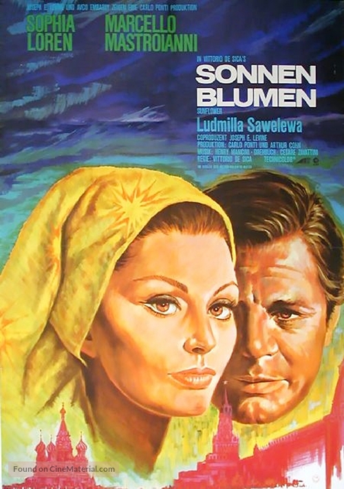 I girasoli - German Movie Poster