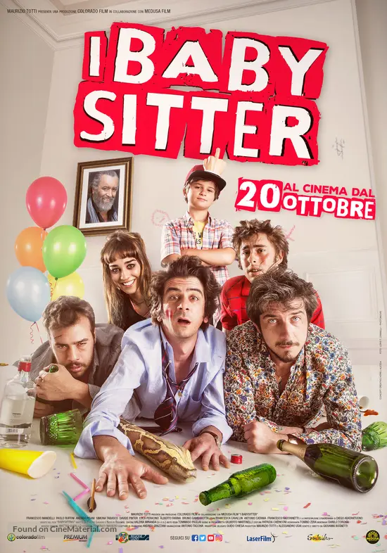 I Babysitter 2016 Italian Movie Poster I Babysitter 2016 Italian Movie Poster