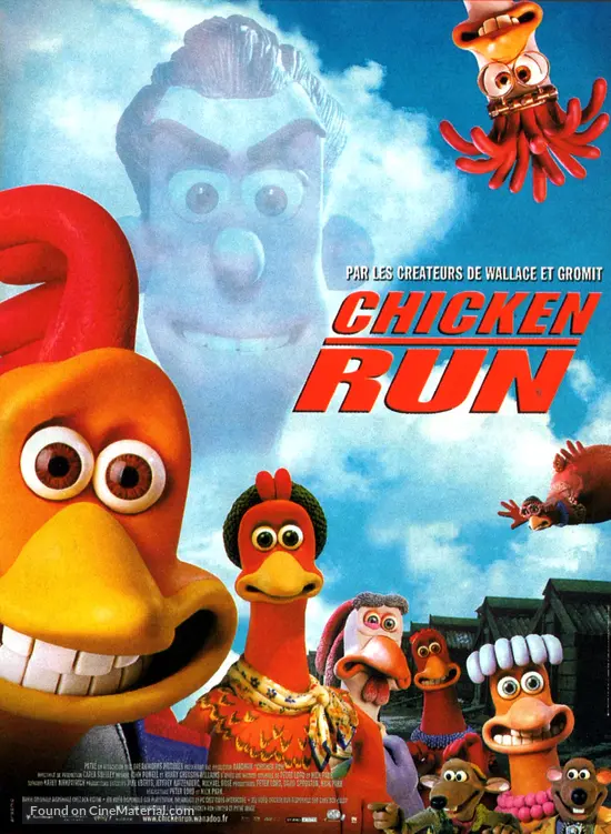 Chicken Run (2000) French movie poster