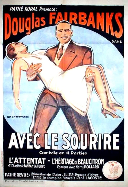 He Comes Up Smiling - French Movie Poster