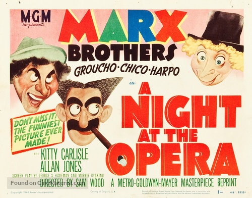 A Night at the Opera - Movie Poster