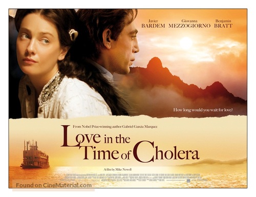 Love in the Time of Cholera - British Movie Poster