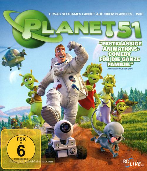 Planet 51 - German Blu-Ray movie cover