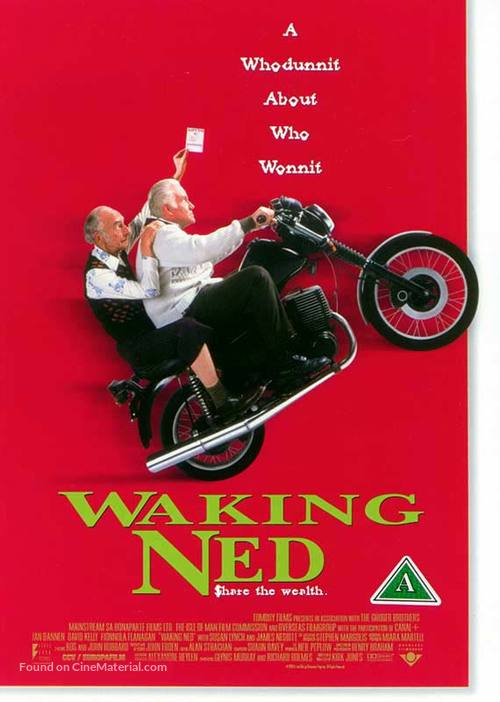Waking Ned - Danish poster