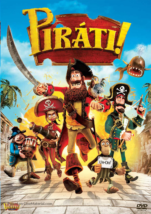 The Pirates! Band of Misfits - Czech DVD movie cover