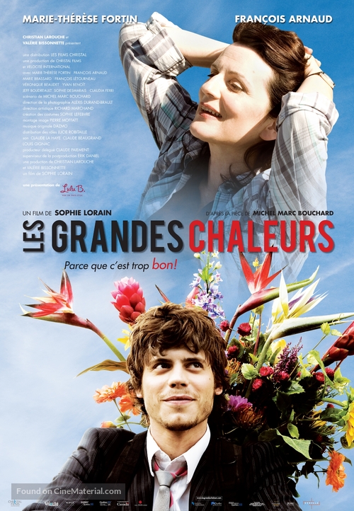 Les grandes chaleurs - Canadian Movie Poster