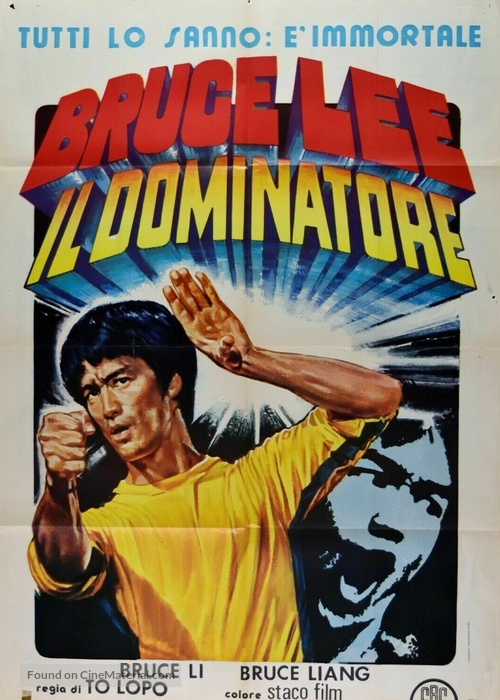 Bruce Against Iron Hand - Italian Movie Poster