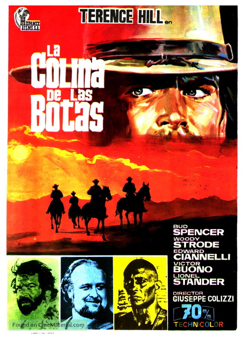 La collina degli stivali - Spanish Movie Poster